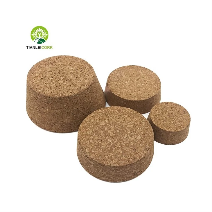 glass cylinder with cork lid