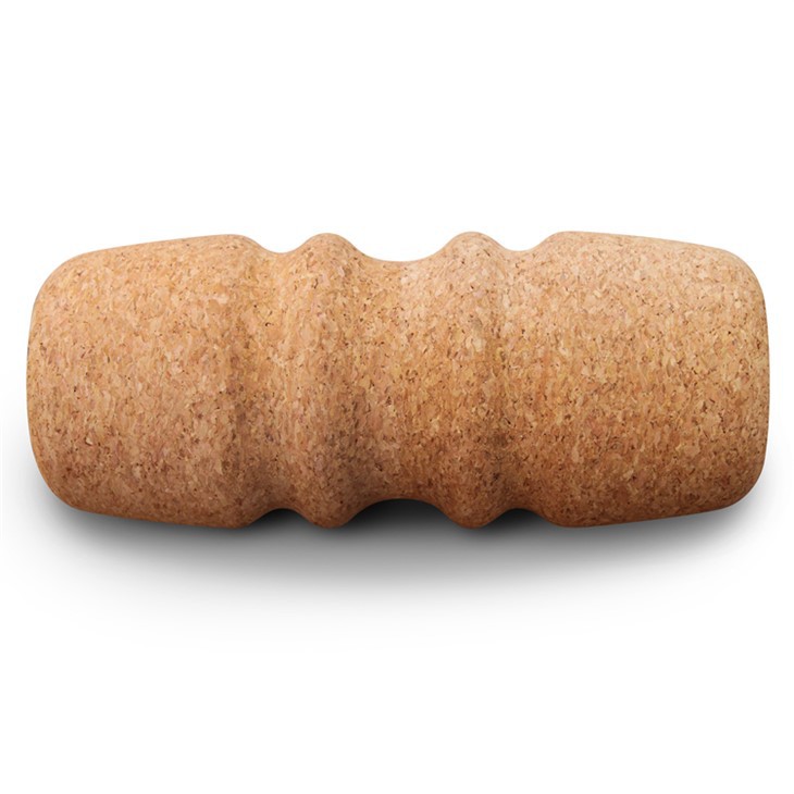 halfmoon natural cork massage roller