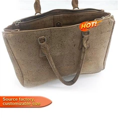 กระเป๋าถือไม้ก๊อกธรรมชาติ